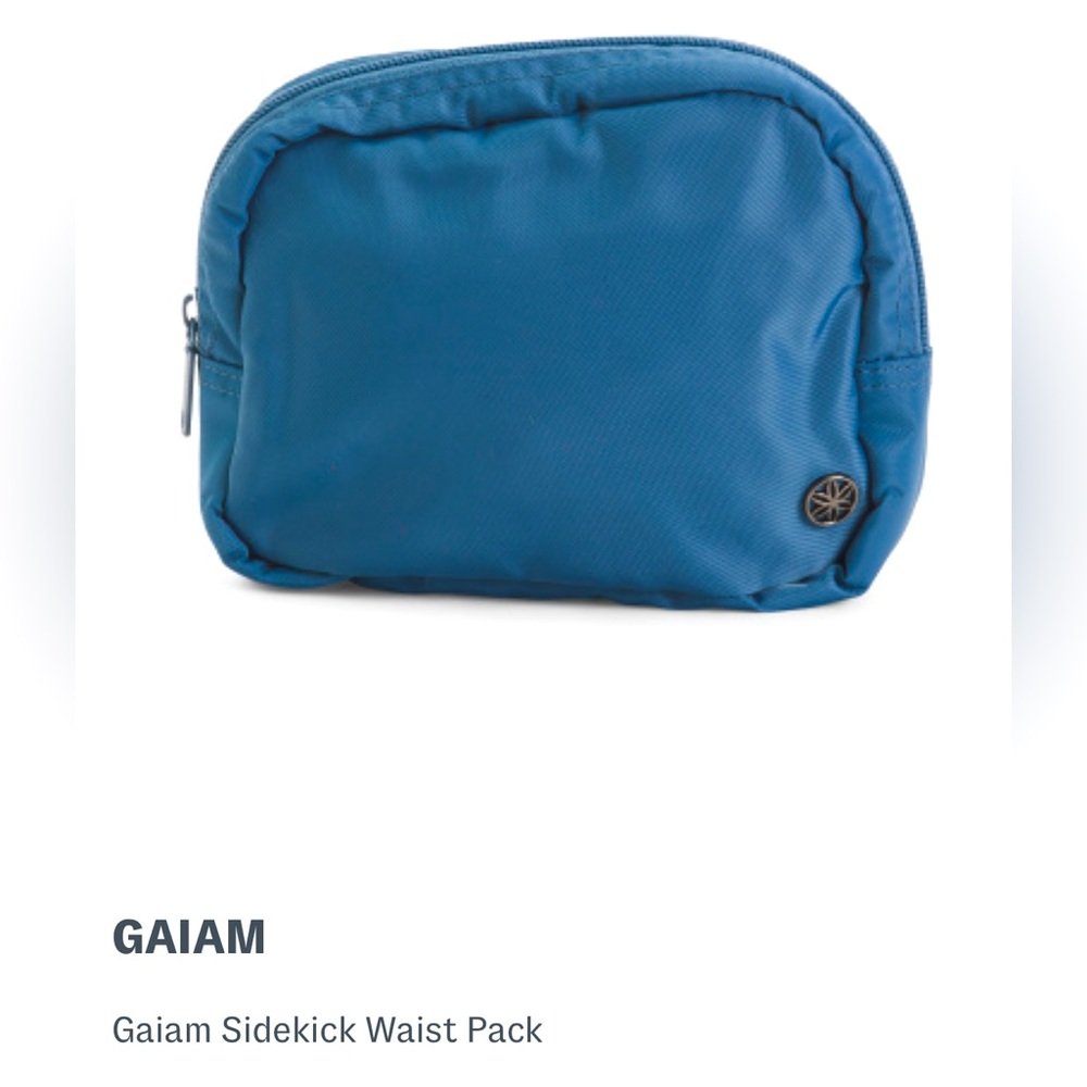 *new* Gaiam Blue Waist Pack